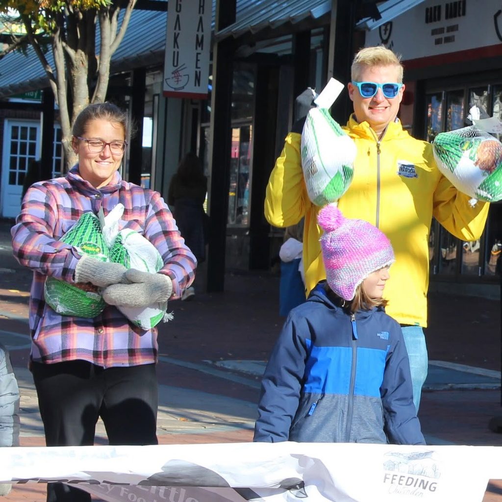 Photograph from Feeding Champlain Valley's Turkey Trot fundraiser to provide Thanksgiving meals in Vermont.